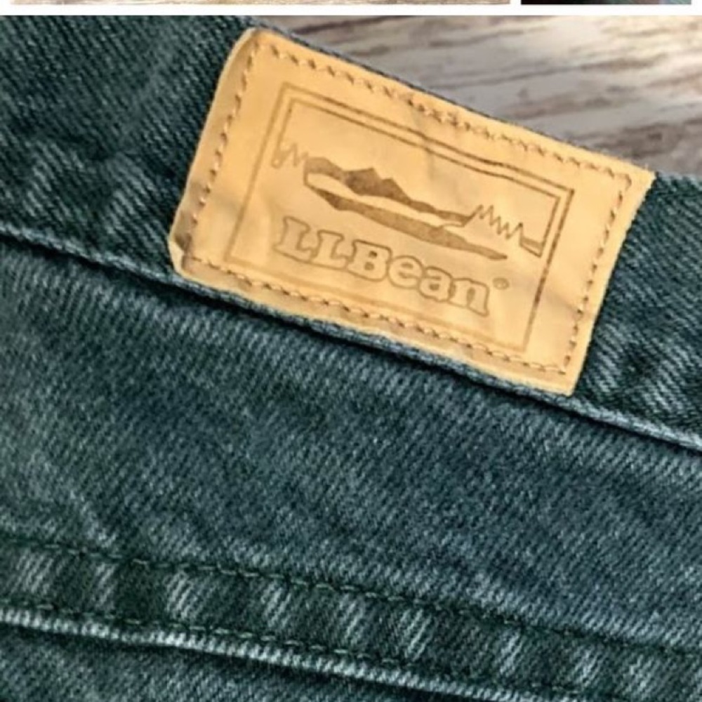 Vintage 90’s Green LL Bean Mom Jeans